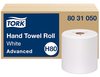 A Picture of product SCA-8031050 Tork Advanced Hardroll Towel, White, Y-Notch, 8" x 1,000 Feet.  6 Rolls/Case.