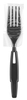 A Picture of product DXE-SSWPF5 GP Pro Dixie Ultra® Smartstock® Series-W Heavyweight Polypropylene Plastic Wrapped Fork Refill. 6.40 in. Black. 960 forks/case.
