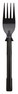 A Picture of product DXE-DUSSF5 GP Pro Dixie Ultra® Smartstock® Series-T Polystyrene Plastic Fork Refill. Black. 960 forks/case.