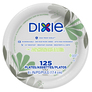 A Picture of product 964-042 DIXIE® 6 7/8" MEDIUM-WEIGHT PAPER PLATES BY GP PRO (GEORGIA-PACIFIC), PATHWAYS®, 500-COUNT CASE (4 PACKS/125-COUNT PER PACK)