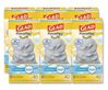 A Picture of product CLO-78361 Glad® OdorShield® Tall Kitchen Drawstring Bags. .95 mils. 13 gal. Fresh Clean scent. White. 6 Boxes.