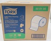 A Picture of product TRK-500105 Tork Light Duty Cleaning Cloth Jumbo Roll. 1-ply. 9.8 X 12.4 in. White. 1450 sheets/roll.