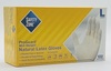 A Picture of product 280-310 Gloves.  Latex.  Large Size.  5 Mil Thick, Rolled Cuff.  Powder-Free.  Non-Medical.  FFDCA Approved for Food Contact.  100 Gloves/Box, 10 Boxes/Master Case