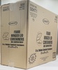 A Picture of product 217-200 Foam Hinged Lid Container.  Single-Compartment, 5" Medium Sandwich Size.  5.1" L x 5.4" W x 2.9" H.  125 Containers/Sleeve.