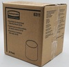 A Picture of product 968-408 Rubbermaid Toilet Bowl Brush Holder. Fits 6310 Brush. 5" L. White.