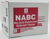 A Picture of product 602-101 NABC®.  Non-Acid Disinfectant Bathroom Cleaner. Ready-to-use. Kills HBV and HCV on inanimate surfaces. EPA Reg. No. 5741-18. 12/32 oz./cs. Includes mop.  1 Quart.
