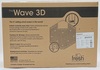 A Picture of product 528-404 Wave 3D Urinal Screens. Mango Scent. Orange.  10 Screens/Box, 6 Boxes/Case.