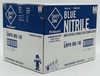 A Picture of product 280-325 Gloves.  Blue Nitrile.  Medium Size.  3 Mil Thick, Rolled Cuff.  Powder-Free.  Examination Grade