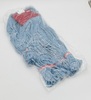 A Picture of product 530-603 O'Dell 4000 Series Looped-End Wet Mop with Red 5 inch Mesh Headband. Large. Blue.