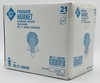 A Picture of product 595-208 Brown Heavyweight Polyester Hairnet.  21".  100 Hairnets/Bag.