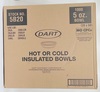 A Picture of product 193-119 Foam Bowls.  5 oz.  White Color.  50 Bowls/Sleeve.