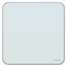 A Picture of product UBR-3690U0001 U Brands Cubicle Glass Dry Erase Board. 12 X 12 in. White Surface.
