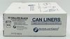 A Picture of product 860-783 Can Liner.  40.5" x 42.5".  55 Gallon.  Drawstring Closure  1 mil