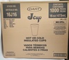A Picture of product 107-415 Dart J Cup® EPS Insulated Foam Cup. 16 oz. Horizon® Cranberry. 25 cups/sleeve, 40 sleeves/case.
