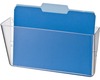 A Picture of product OIC-21434 Officemate Letter Size Mountable Wall File. 13 X 4-1/8 X 7 in. Clear.