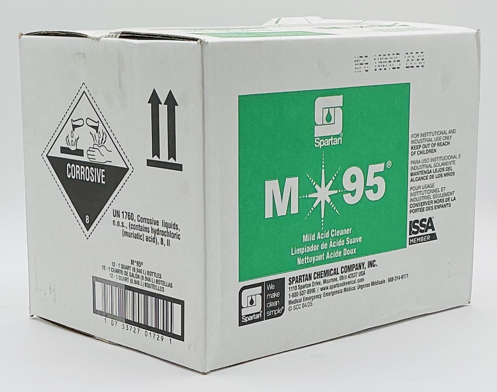 Spartan Chemical Company 711503 M*95. Mild acid cleaner for tile
