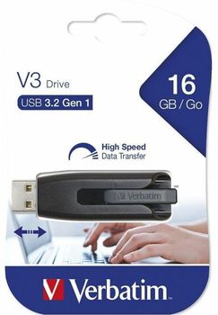 Microban 16GB Store 'n' Go V3 USB 3.2 Gen 1 Flash Drive - Gray