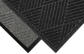 WaterHog® Max Diamond Mat with Fashion Border. 3 X 16 ft. Chestnut Brown.