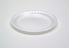 A Picture of product 241-122 Foam Non-Laminated Plate.  6" Diameter.  White Color.  Bread/Butter Plate.