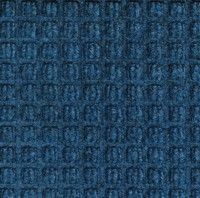 Waterhog™ Classic Border Entrance-Scraper/Wiper-Indoor/Outdoor Mat with Smooth Back. 4 X 6 ft. Medium Blue.