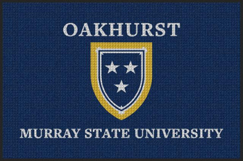 Waterhog Impressions HD Horizontal Entrance/Scraper/Wiper/Indoor/Outdoor Mat with Custom "Murray State Oakhurst" Design. 4 X 6 ft.