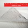 A Picture of product LLR-69160 Lorell Rectangular Vinyl Low-Pile Carpeted Floor Chair Mat. 60 X 46 in. Clear.