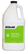 EcoLab Lime-A-Way. 1 gal. 4 bottles/case.