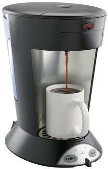 BUNN® My Café® Pourover Commercial Grade Pod Brewer,  Stainless Steel, Black