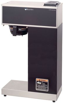 BUNN® VPR-APS Pourover Thermal Coffee Brewer with Airpot,  Stainless Steel, Black