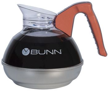 BUNN® 12-Cup Easy Pour Decanter for BUNN Coffee Makers,  Orange Handle