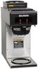 A Picture of product BUN-VP172BLK BUNN® VP17-2 Compact Two Burner Pourover Coffee Brewer,  Stainless Steel, Black