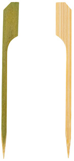 3.5" Bamboo Paddle Picks 1000 per cs (10/100)
