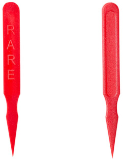 Red Plastic 'Rare' Steak Marker 5000 per case