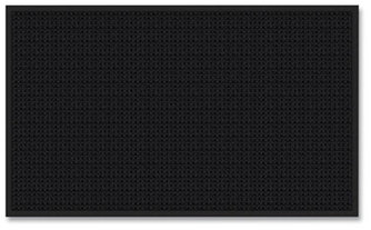 Apache Mills® Absorba Select Rectangular Entry Mat. 36 X 60 in. Pepper/Black.