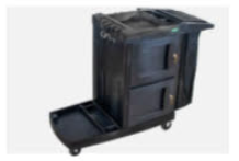 Unger CleanRX Pro Plus Janitor Cart