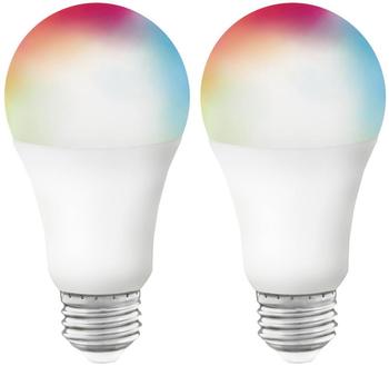 Satco Products Starfish IOT Smart LED Bulbs. 9.5 Watt/A19/120 Volt/800 Lumens. RGB & Tunable White. 2 bulbs/pack, 24 packs/case, 48 bulbs/case.