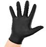 CrystalWare SafeGuard Nitrile Powder Free Gloves. 5 mil. Size X-Large. Black. 100/box, 10 boxes/case.