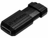 Verbatim® PinStripe USB 2.0 Flash Drive. 8 GB. Black.