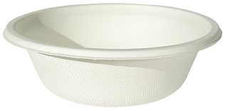 Empress Earth Heavy Weight Natural Heavy Weight Bagasse Bowls. 12 oz. White. 125/pack, 8 packs/case.