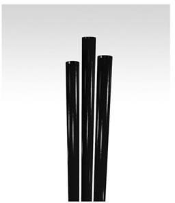 CrystalWare Sip N Joy Unwrapped Jumbo Straws. 7.75 in. Black. 500 straws/box, 10 boxes/case.