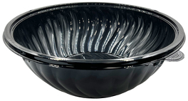 64 OZ. SALAD BOWL PET BLACK