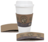A Picture of product CRY-HCSPK1020 CrystalWare GoGo Hot Cup Sleeves. Plain Kraft. 1000/case.