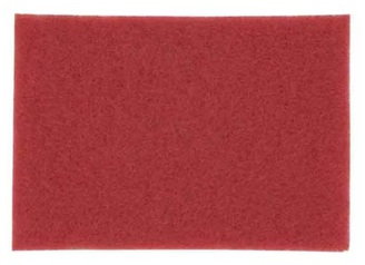 Scotch-Brite™ Buffer Pad 5100. 28 X 14 in. Red. 10 each/case.