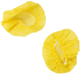 AmerCareRoyal Round Lemon Wedge Wrappers. Yellow. 100 wrappers/bag, 25 bags/case.