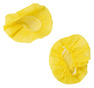 A Picture of product ACR-RLWB25 AmerCareRoyal Round Lemon Wedge Wrappers. Yellow. 100 wrappers/bag, 25 bags/case.