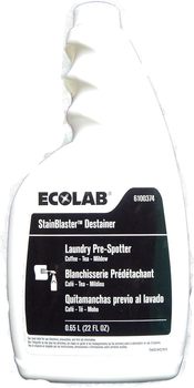 Ecolab StainBlaster™ Liquid Destainer Laundry Detergent. 22 oz. 4 bottles/case.