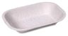 A Picture of product HUH-10403 Chinet® Savaday® Molded Fiber Food Trays. 5 X 7 in. Beige. 250/bag, 4 bags/carton.