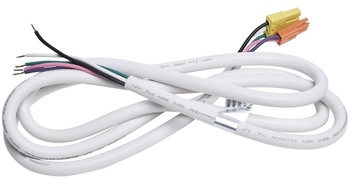 Satco Products Momentum LED Linear System Power Cord. 6 ft. White Finish.
