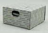 A Picture of product 322-102 Twist Ties.  4" Long.  White Color.  Paper with Single Wire.  2,000 Ties/Box.