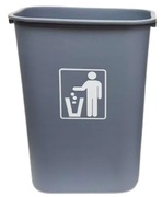 41qt Quart Wastebasket - Gray
